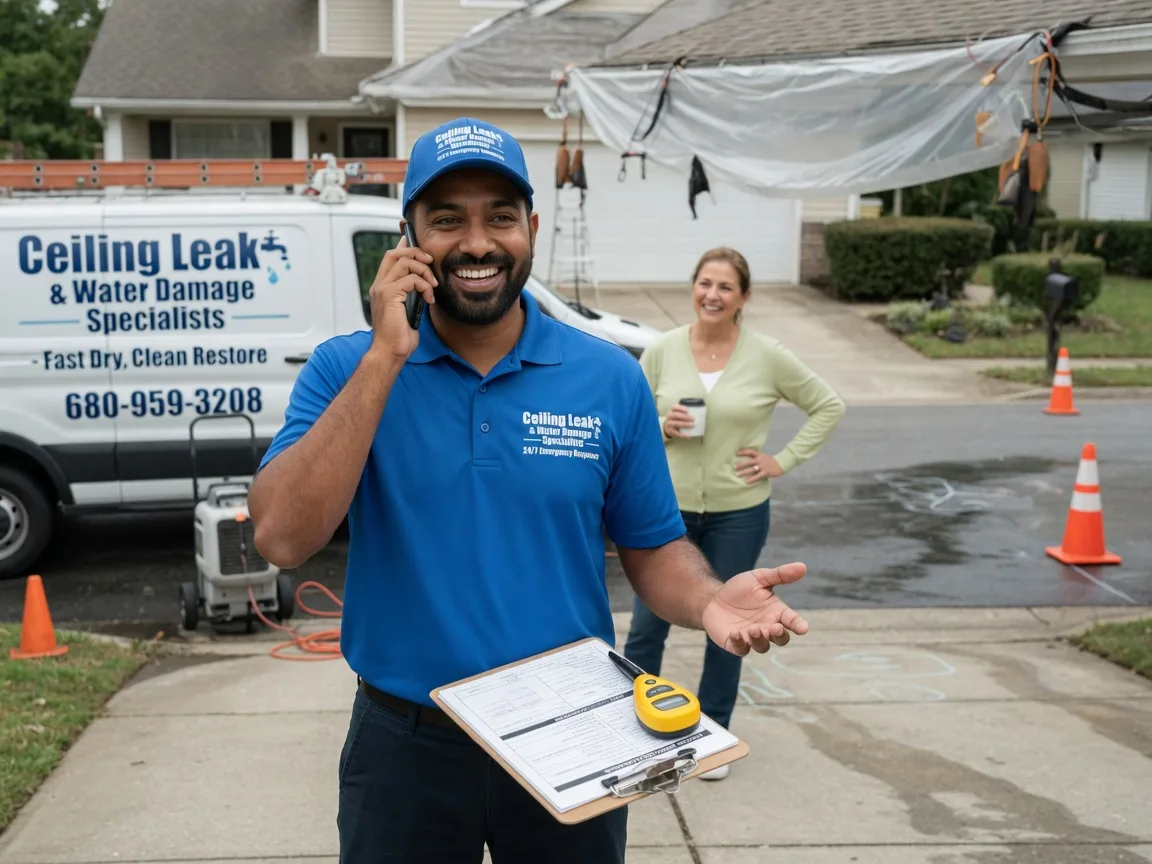 Ceiling Leak Cleanup Gurley, NE FAQs